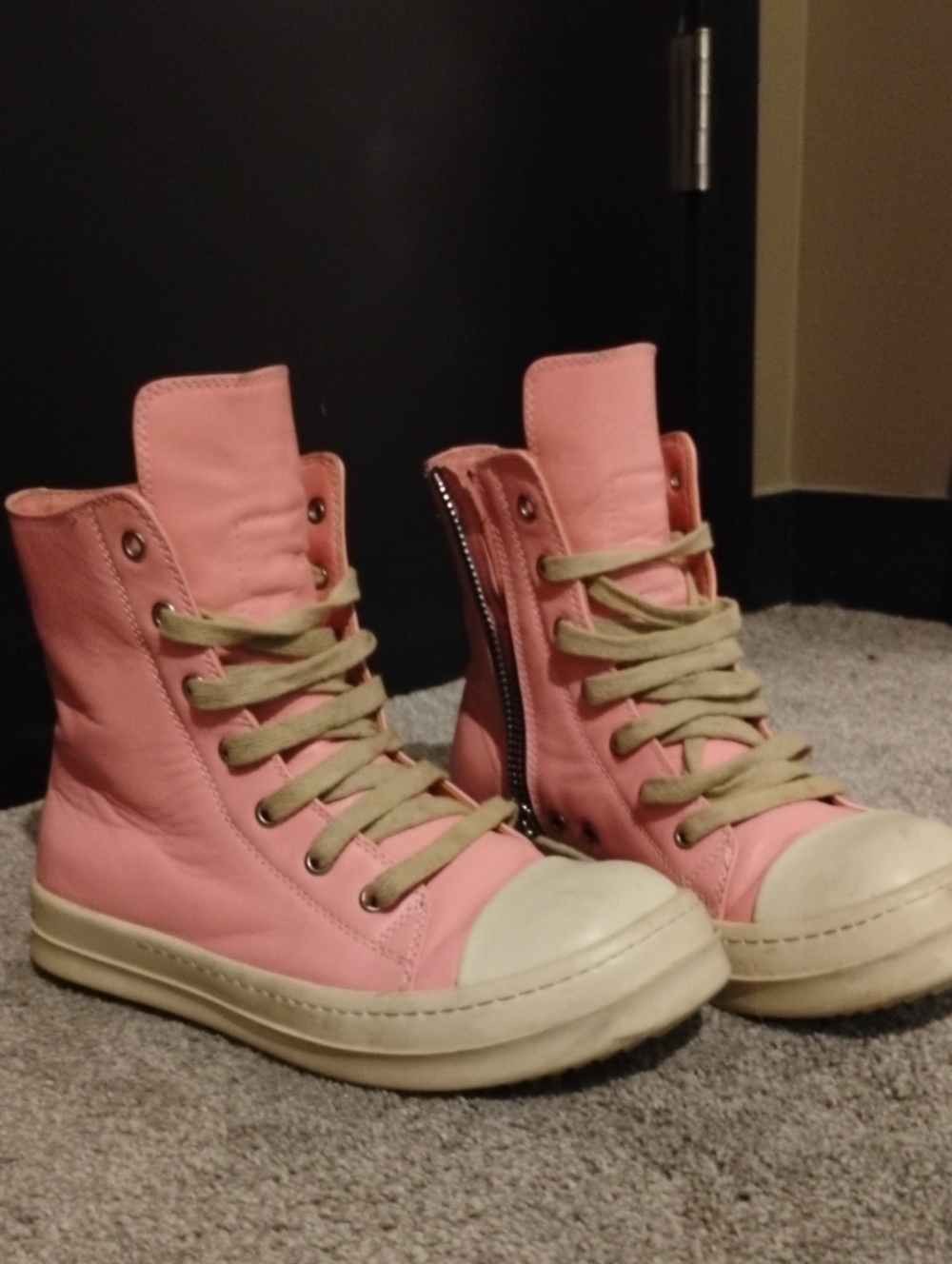 Rick Owens Ramones High-Top Sneakers